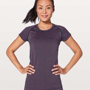 Lululemon Swiftly Tech Hip-Length Short Sleeve Crew in Pink Paradise, S